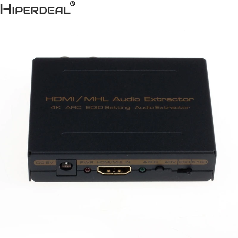 HIPERDEAL 4K ARC HDMI в стерео/оптический аудио конвертер 5,1/2,0 декодер Oct27