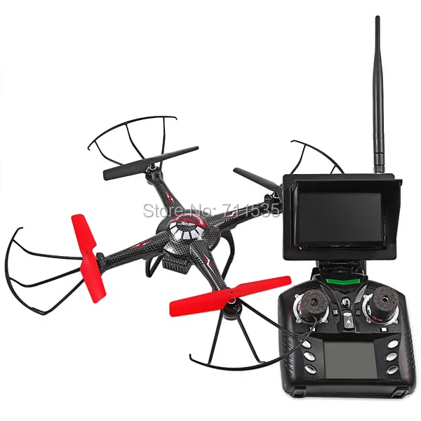 WLToys V686G FPV Дрон 2,4G 4CH 5,8G FPV RC Квадрокоптер с HD камерой один ключ возврат Дрон черный