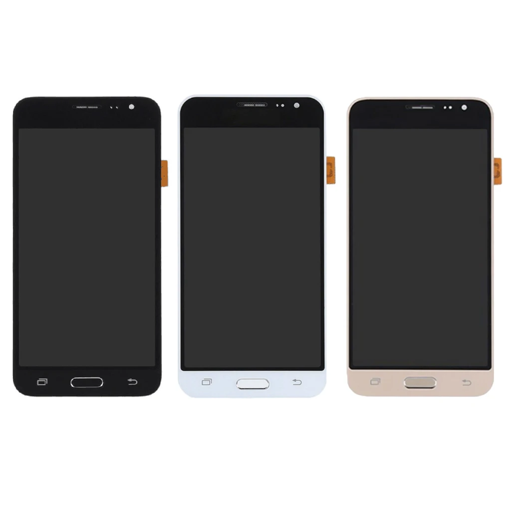 Practical Cell Phone LCD Screen Touch Digitizer Display Assembly for Samsung J3 2016 Replacement Part 