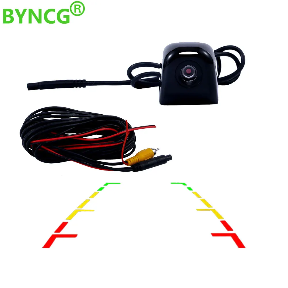 BYNCG AV кабель Универсальный провод жгут для автомобиля заднего вида камера парковка 6 м видео удлинитель - Название цвета: Золотой
