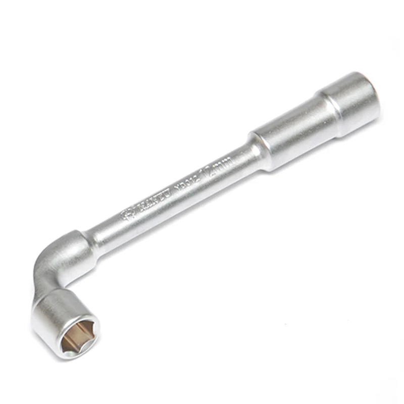 1 piece L-shaped socket wrench elbow outside the 7-hole punch pipe car auto repair tool 6-19mm |