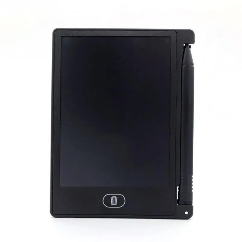 Black 4,4 дюймовый ЖК-планшет для письма с цифровым рисунком, ЖК-экран, планшет, портативные электронные блокноты для рукописного ввода, ультратонкая доска с ручкой#0 - Цвет: Black