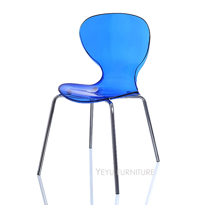 Роскошный современный дизайн Штабелируемый Прозрачный Акриловый Обеденный стул, прозрачный кафе Конференц-чердак стул, модный дизайн кристалл стул 1 шт