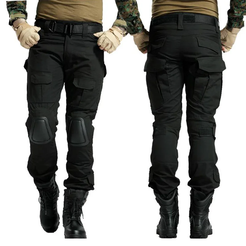 Billige Multicam Camouflage Militar Taktische Hosen Armee Militär Uniform Hosen Frosch Paintball Kampf Cargo Hosen Mit Knie Pads