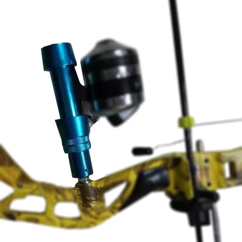 New Bow Fishing Hunting Heavy Duty Aluminum Anchor Reel Seat Set for Fishing Rod