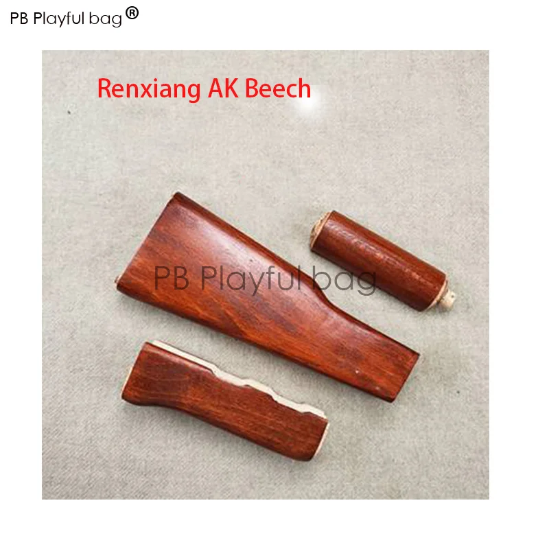 PB игривый Спорт на открытом воздухе тактика DIY хобби Renxiang AK47 пули воды пистолет защита твердой древесины и бука вставки OD38 - Цвет: a  set