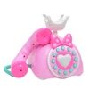Plastic Electronic Vintage Telephone Landline Kids Pretend Play Early Educational Toy Birthday Gift 2