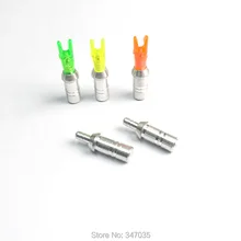 12 pcs Arrow S Insert Nock Nock Pin for I D 6 2mm Carbon Shaft Hunting
