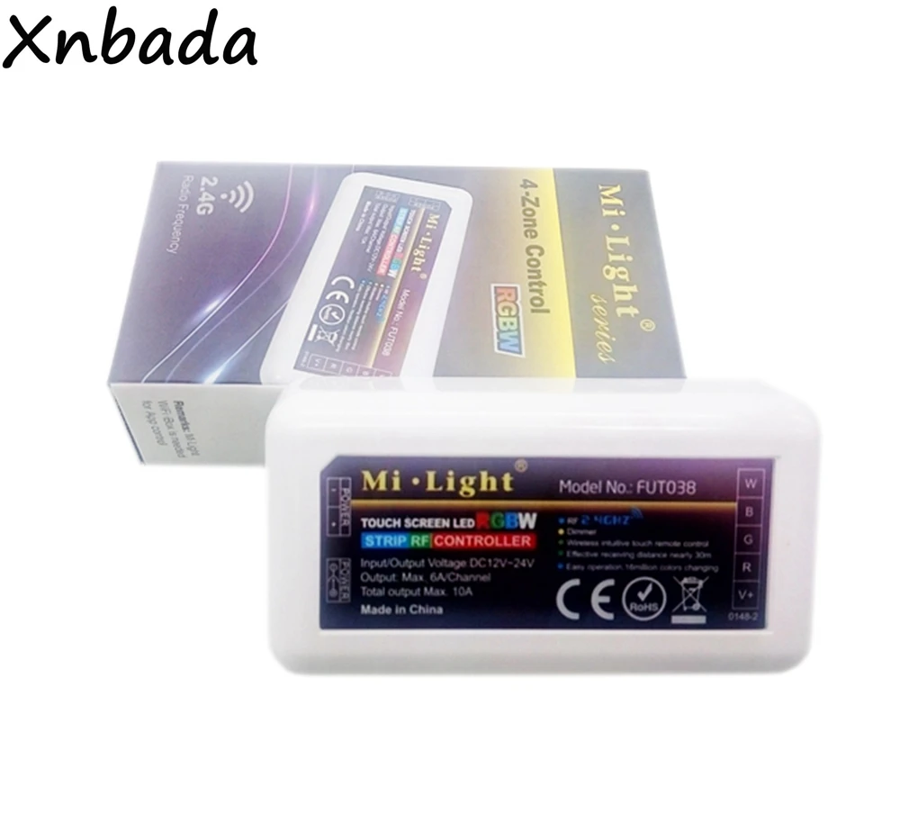  5/10/15/20m 5050 RGBW Led Strip Light DC12V+Mi.light 2.4G Led Controller+Remote Led Controller+12V  - 32741426632