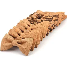 RBOCOTT деревянный галстук-бабочка из пробкового дерева, деревянные галстуки-бабочки для мужчин, новинка, однотонный галстук-бабочка ручной работы для мужчин, аксессуары для свадебной вечеринки, галстуки