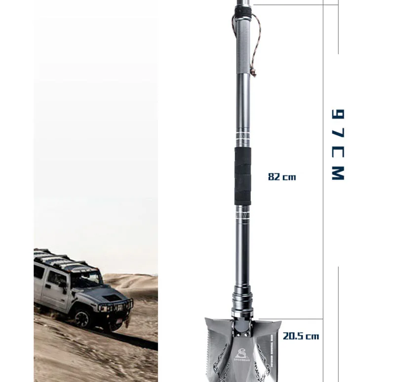 Открытый складной лопата топор кемпинг лопаты Тактический с фонариком выживания Лопата снег автомобиль наборы многофункциональный инструмент