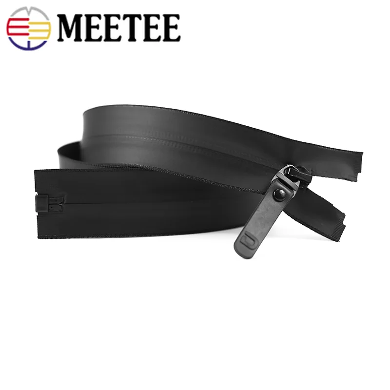 

Black Nylon Waterproof Zippers Open-end Invisible Zipper For Sewing Coat Jackets Outdoor Sports Zips DIY Garment Accessories