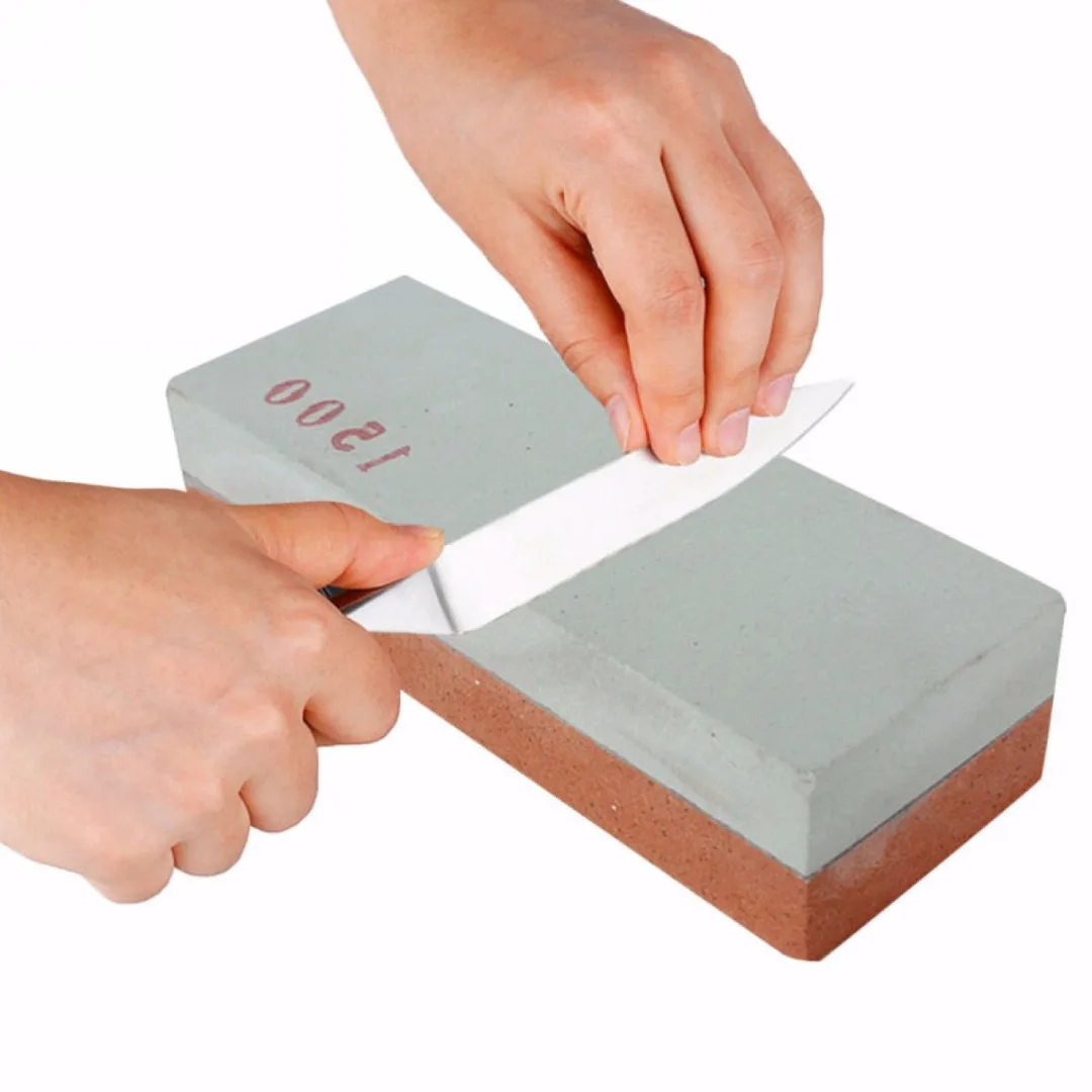 1pc Kitchen Double Sided Sharpening Sharpener Wet Stone Razor Whetstone