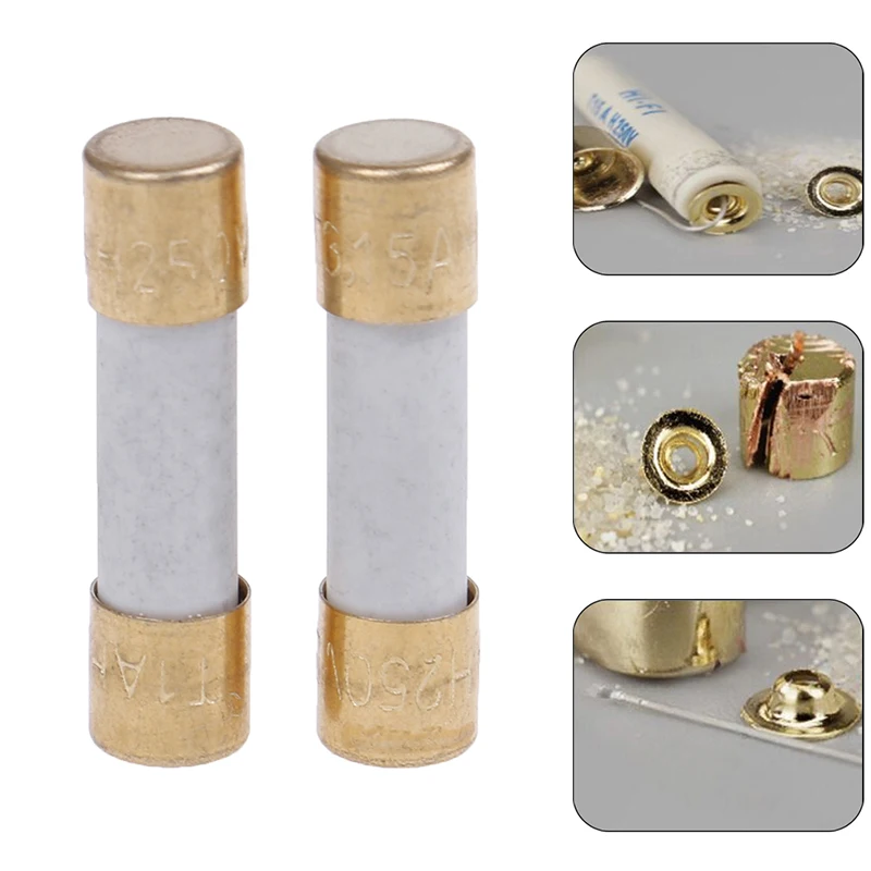 

1x Hifi Silver Alloy Fuse Gold Cap 5x20mm 1A 2A 3A 4A 5A 6A3 Slow Blow For Amplifier Dac Preamplifier Headphone Amplifier