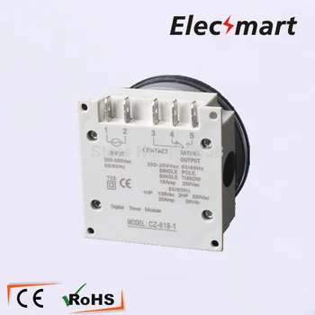 

6pcs/lot Easy Wiring TM619 AC 220V-240V Digital LCD Power Timer Programmable 16A Time Switch Relay