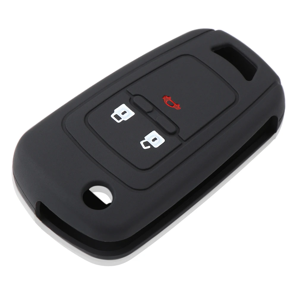 3 Buttons Silicone Remote Car Key Case Cover For Chevrolet Cruze Trax
