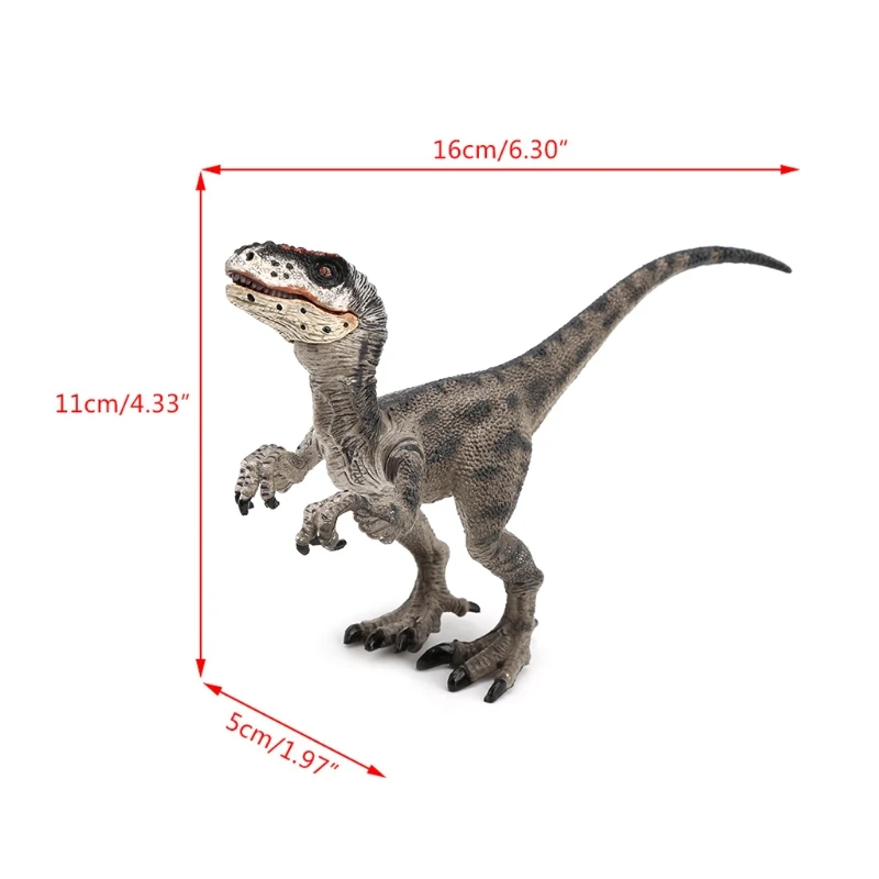 

Raptor Dinosaur Action Figure Toys Hand Puppet Kids Educational Model