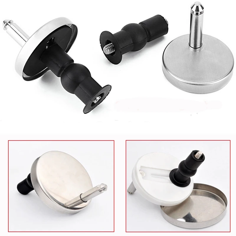 2Pcs Replacement Toilet Seat Hinges Mountings Set Hinge Fittings Screws For Toilet Accessories Toilet Repair Tools