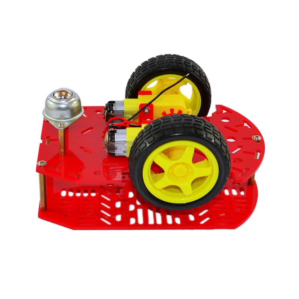 Smart Car Kit 2WD Inteligent  Chassis Car Robot Two Wheel Drive multi-hole smart car kit for Arduino  
