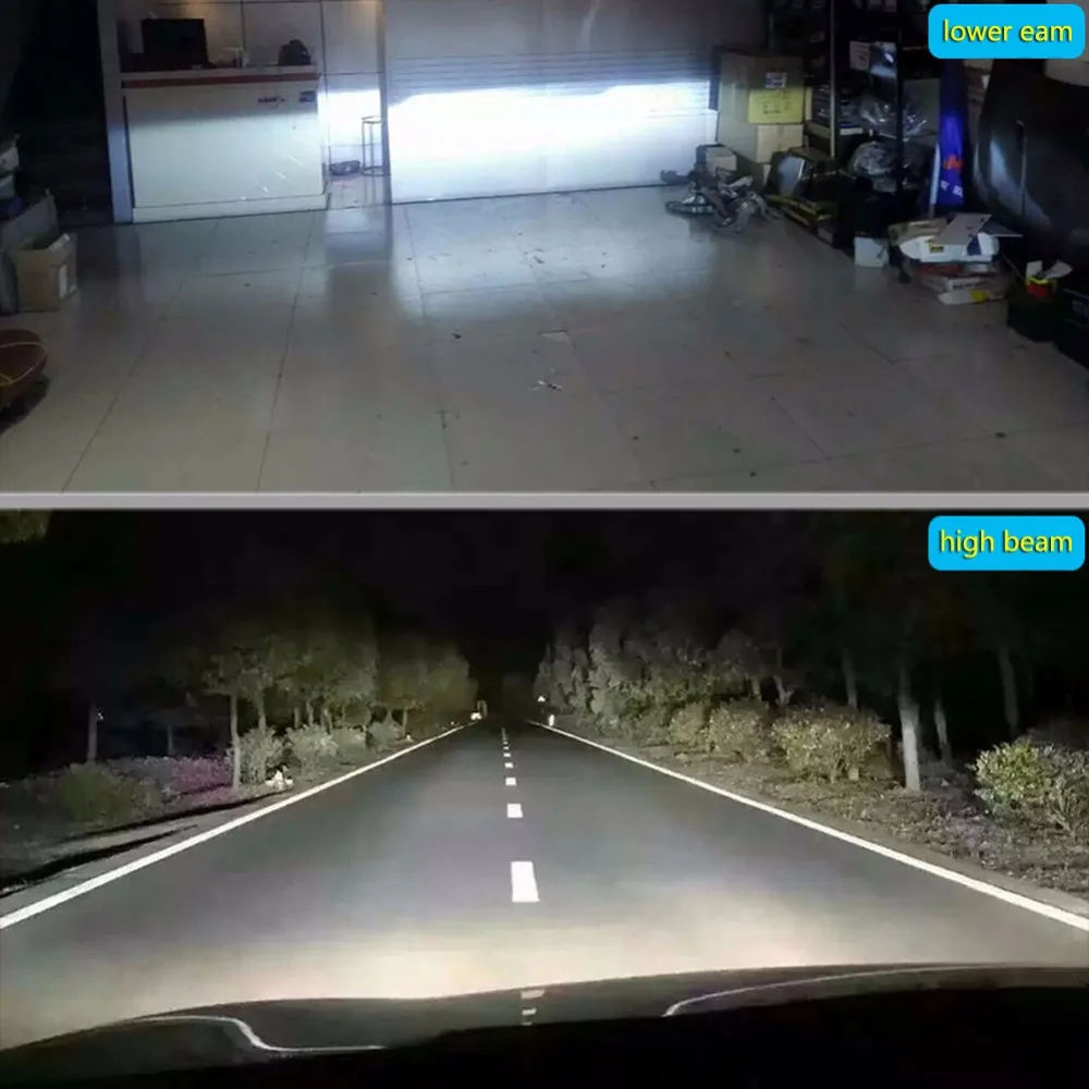 2 шт. Автомобильные светодиодные лампы H1 H3 H4 H7 C6 9005 9006 7200LM 72 Вт|led lamp|light bulbled bulb kits |