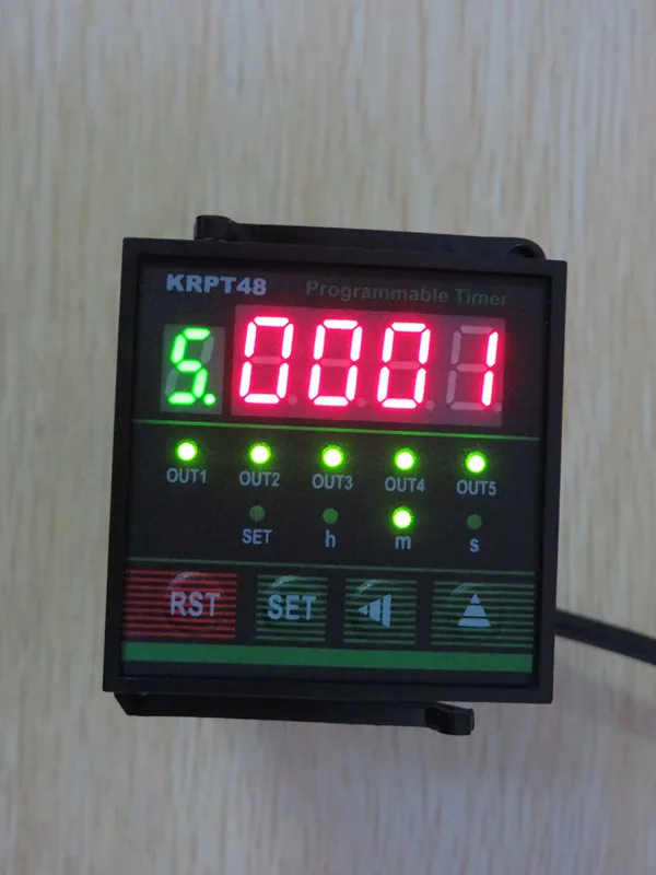 Programmable Multi channel Time Relay, 5 way Recyclable Industrial Time Controller, Digital