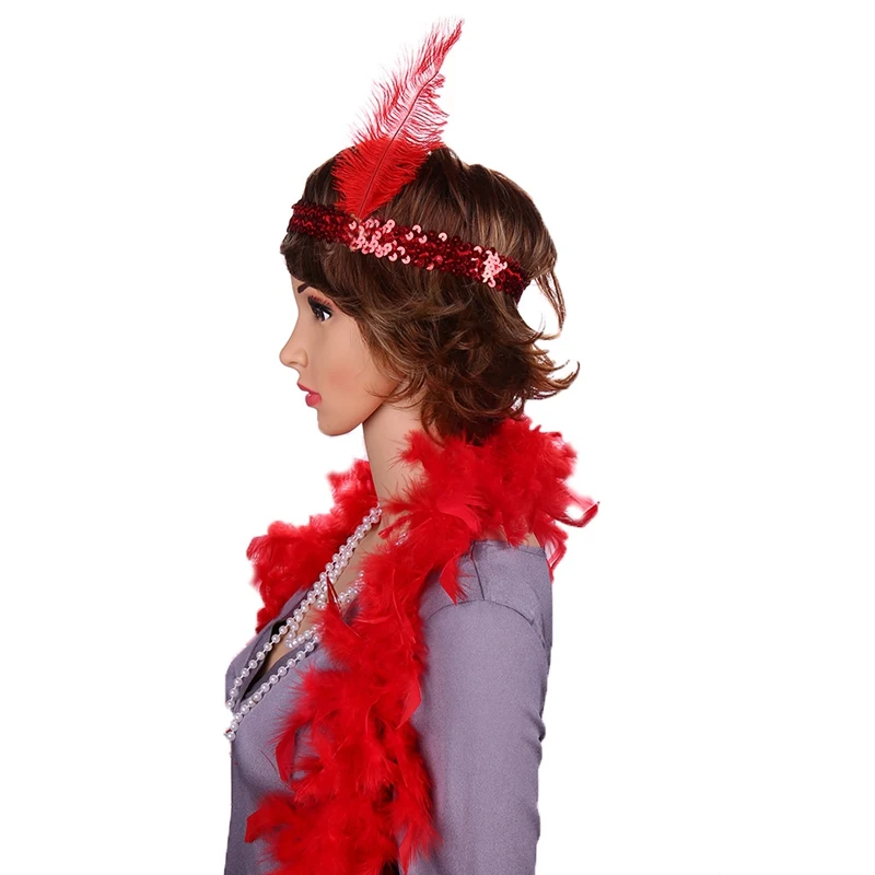 Flapper Transparent Plastic Mask Fancy Dress Halloween Adult Costume Accessory