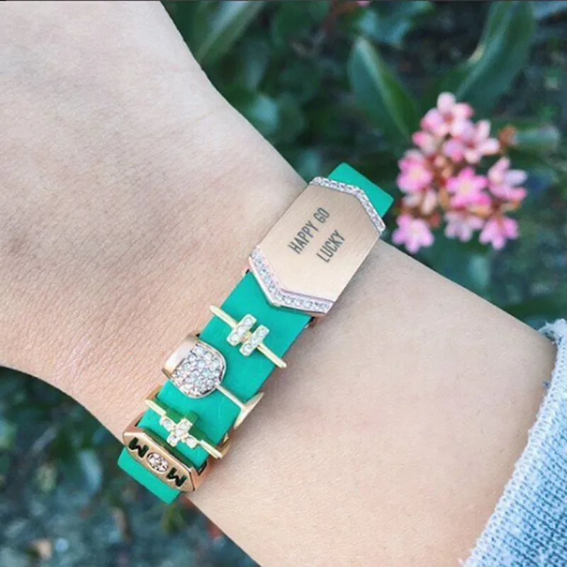 

SANSHOOR Wineglass Cross Equal Sign Charms Fit Leather Warpable Mesh Bracelet Not Include Bracelet 1pcs