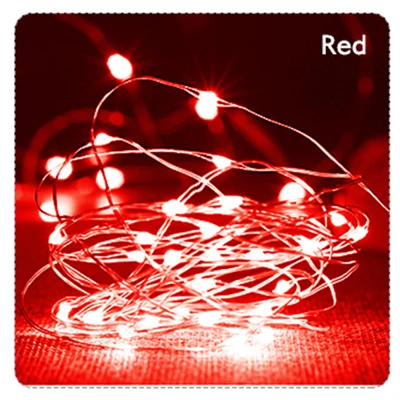 thumbnail image 1 of Guirnalda de luces LED con batería de alambre plateado de 2 m, 5 m y 10 m para Navidad, decoración para fiestas en el hogar y bodas, luces de hadas en forma de botella, 1 of 5