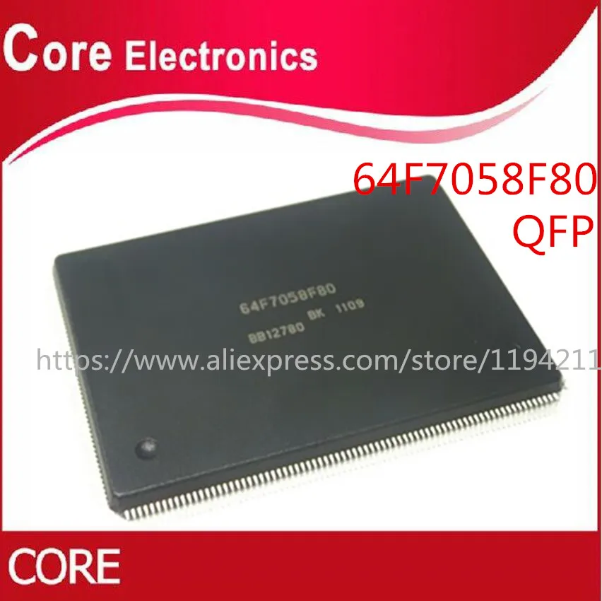 1 шт. HD64F7058F80 64F7058F80 64F7058F80V 64F7058 QFP|Интегральные схемы| |