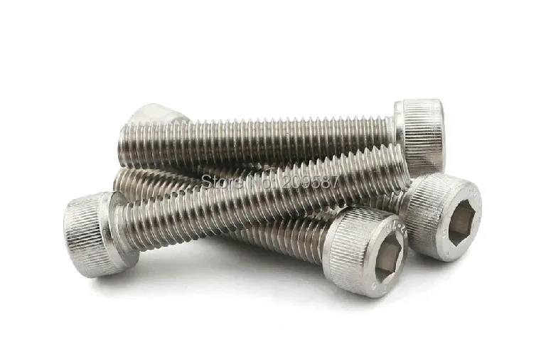 

Lot50 Metric Thread M4* 30mm Stainless Steel Hex Socket Bolt Screws