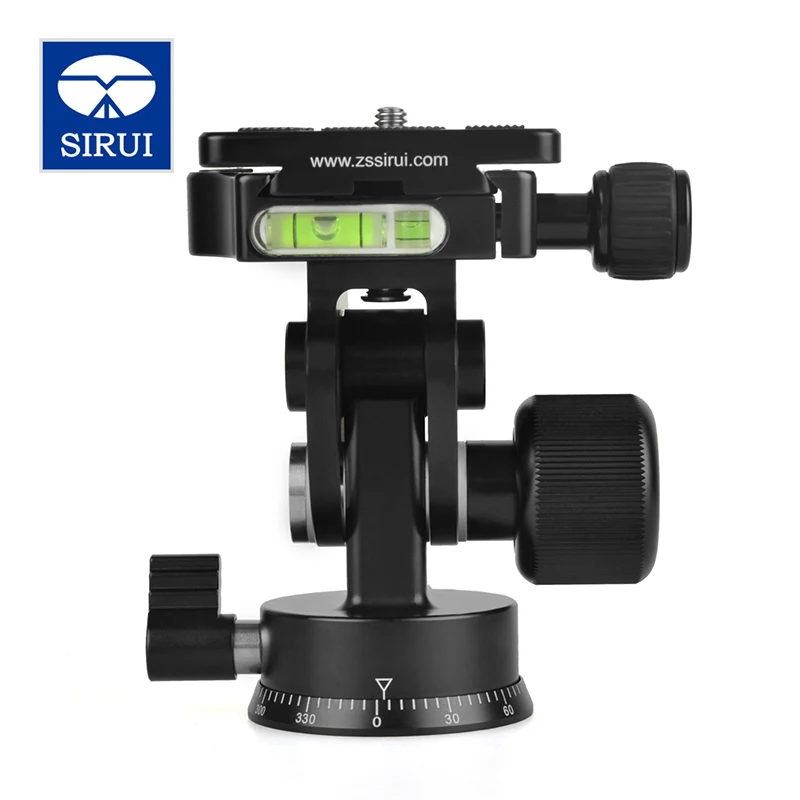 

Sirui Mini Tripod Head Tripod Ball Head Tripe For Canon Nikon Sony DSLR Camera Base Aluminum Time Lapse Rotator L20S