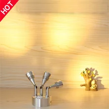 3 Вт/9 Вт подзарядка энергосберегающая оконная лампа, фото светильник, 3 головы украшения фон подвижный счетчик-переключатель шкаф точечный светильник