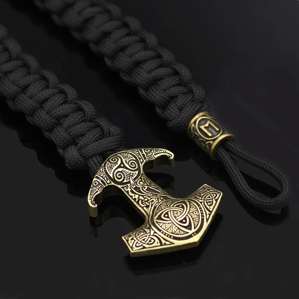 Мужские часы Viking Talisman Thor Hammer амулет в виде молота Odin Raven Symbol браслет с узлом