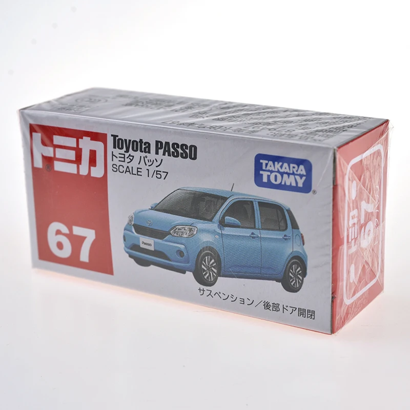 

Takara Tomy Tomica 1/57 TOYOTA PASSO Metal Diecast Model Toy Car New in Box #67