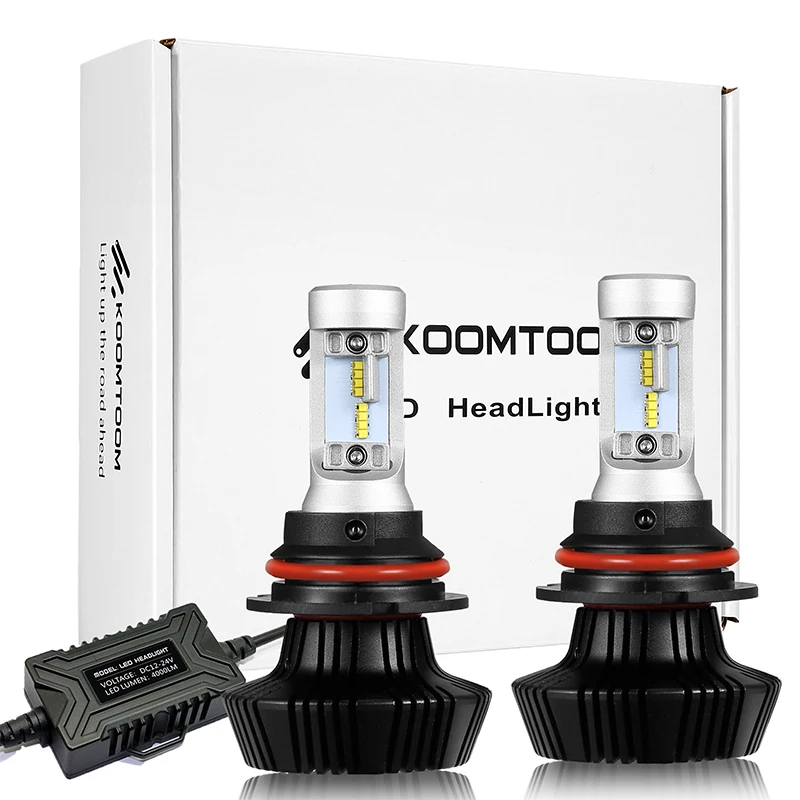 9004 HB1 9012 HIR2 9005 HB3 LED Car Headlight Bulbs 50W 8000LM 9005 HB3