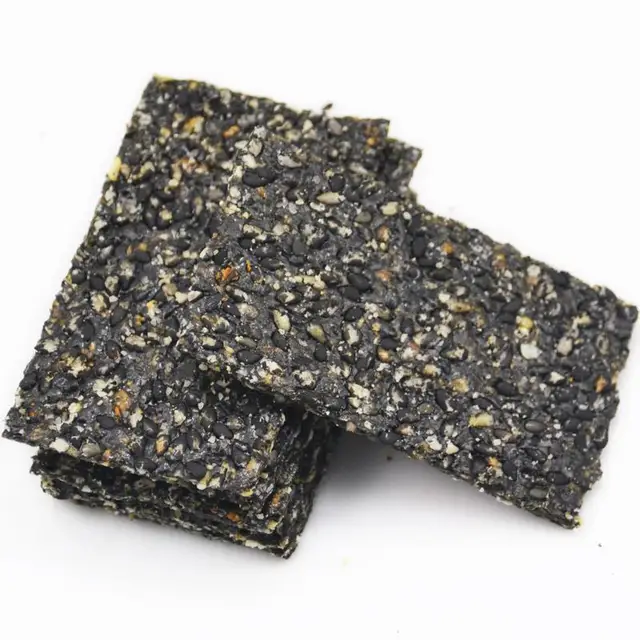 Black sesame crackers 250g local chinese snacks Sesame slice cakes biscuit buy direct from china