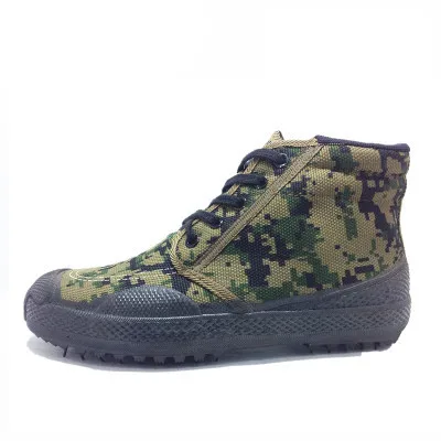Всесезонные армейские ботинки для мужчин, парусиновая обувь, Мужская камуфляжная рабочая и защитная обувь, военные тактические ботинки для пустыни, Мужская обувь для джунглей - Цвет: 4
