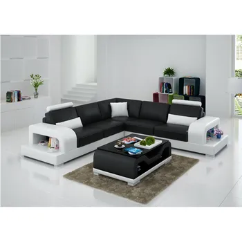 

G8007B Leather contemporary reclining sectional sofa set