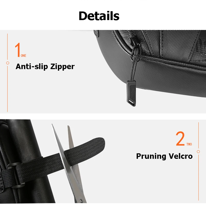Bicycle Waterproof Top Tube Bags Cycling Triangle Front Frame Storage Bag MTB Road Bike 1.1L Repair Tools Organizer Case BG0089 (8)