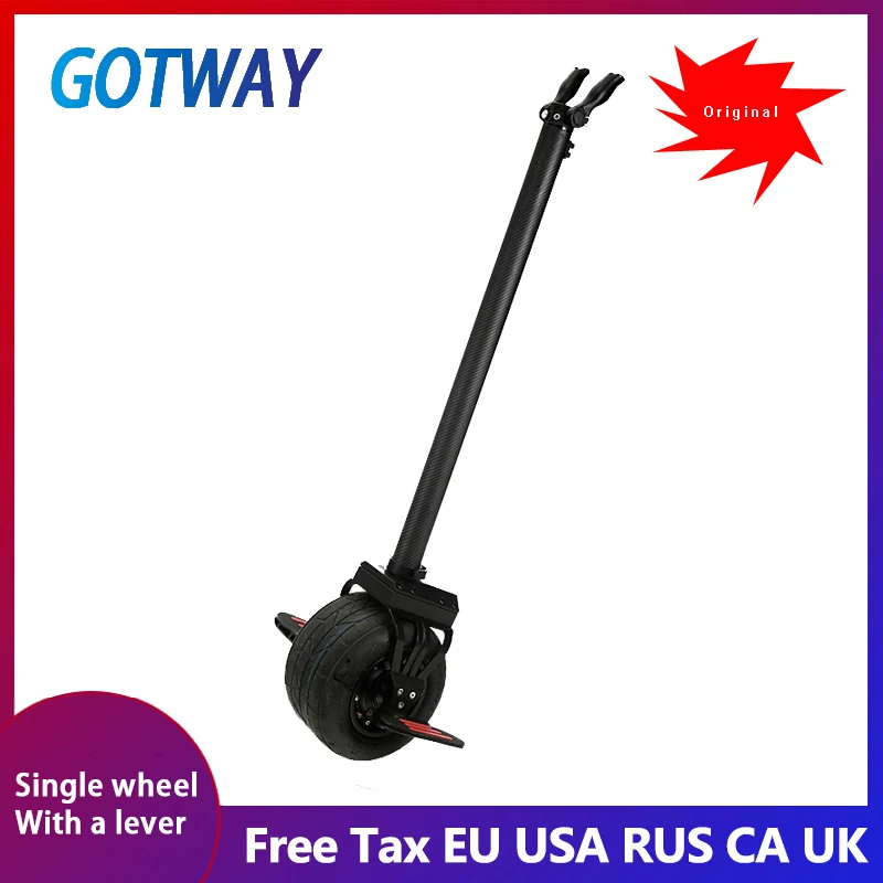

Aikesu Electric unicycle with bar gotway one wheel scooter 500W motor,max speed 25km/h 10inch 60V weight 12kg Adult children New