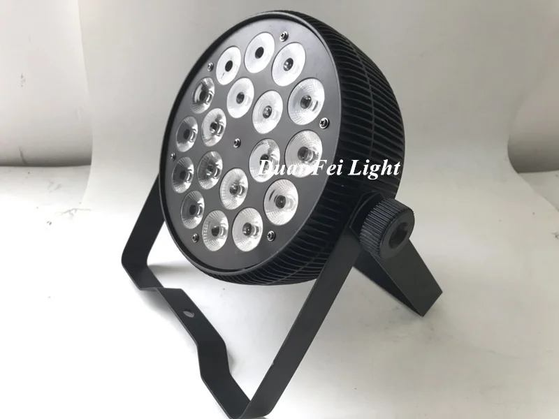 18x18w led flat par