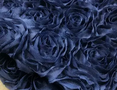 3D атласная роза из кружевной ткани вышитые, одежда швейная ткань для юбки, свадебные фотографии фон кровать ткань 100*130 см - Цвет: 08