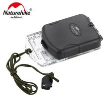 Многофункциональный светящийся компас Naturehike с светодиодный водонепроницаемый походный компас альпиниста портативный уличный компас
