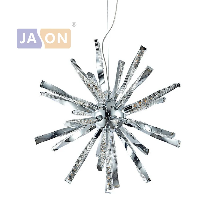 

LED Nordic Stainless Steel Crystal Aluminum Chrome Globe LED Lamp LED Light.Pendant Lights.Pendant Lamp.Pendant light For Foyer
