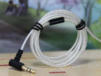 

diy earphone wire silver plated cable 5N OFC wire 10pcs