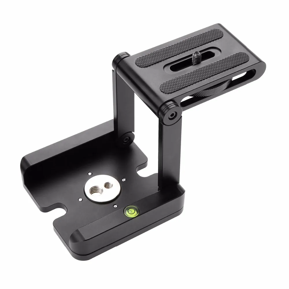 Aluminum Alloy Folding Camera Z Desktop Stand Holder Tripod Flex Pan