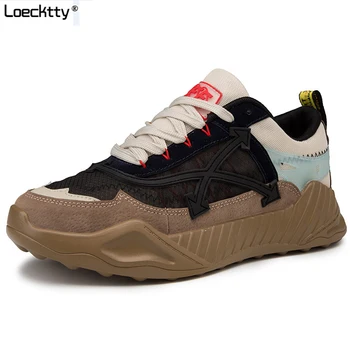 

Loecktty Summer Casual Shoes For Men 2019 Fashion Breathable Mesh Lace up Lover Shoes Men Flats Sneakers men zapatos de hombre