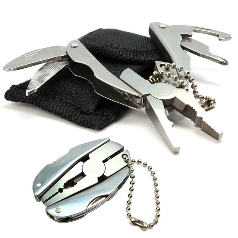 Stainless Steel Outdoor Portable Multitool Pliers Knife Keychain Screwdriver Multi Tools Mini Pliers Herramientas Multi Tool