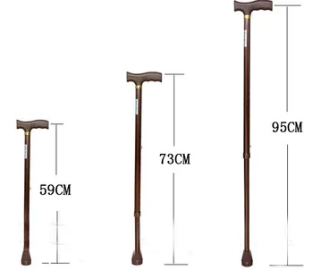 

Portable Aluminum Alloy crutch Telescopic Canes Adjustable Balanced Walking Stick