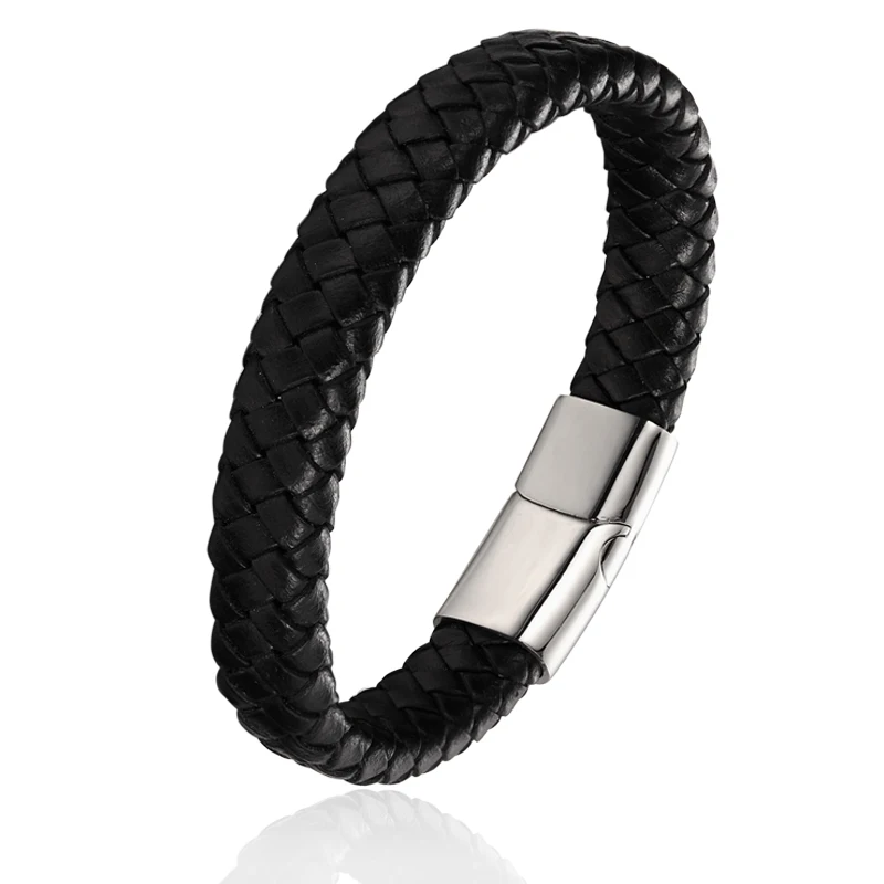 Wholesale new fashion fine jewelry men Genuine leather Bracelets